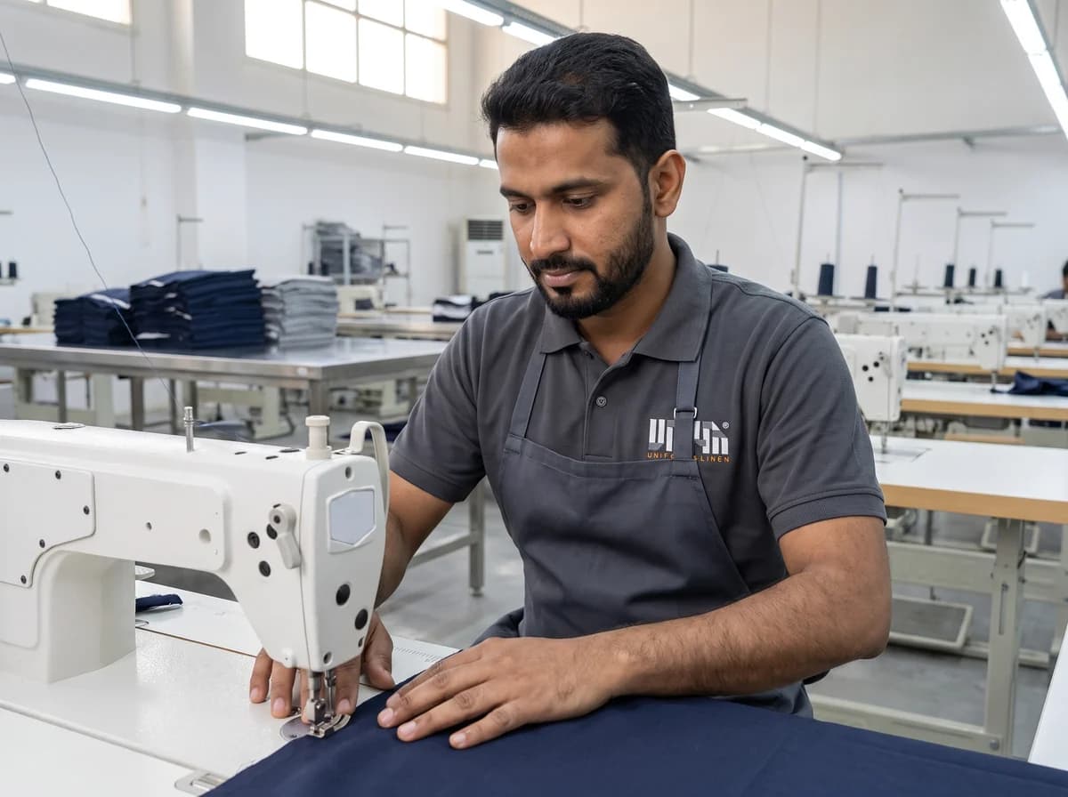 خط الإنتاج في مصنع الهندام الماسي