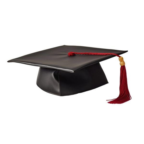 GRADUATION CAP WITH RED ROPE - Image 2