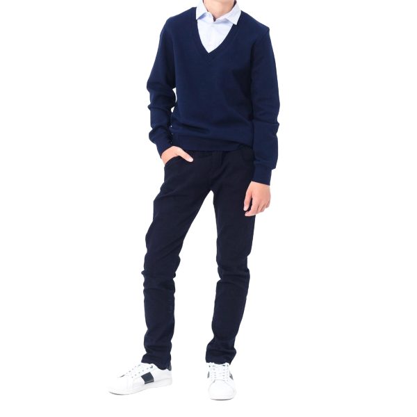 DARK BLUE SCHOOL VEST - Image 2