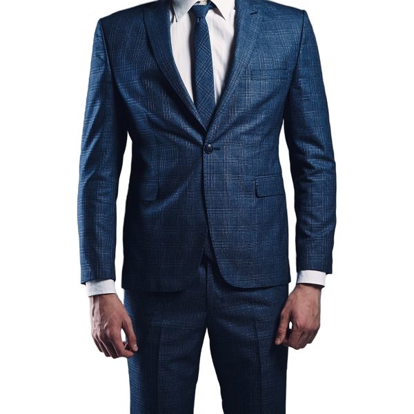 BLUE SUIT WITH VEST - Image 2