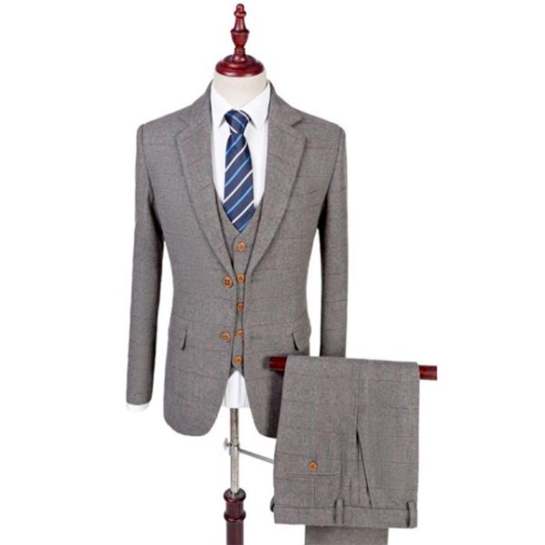 GREY SUIT AND VEST - Image 3