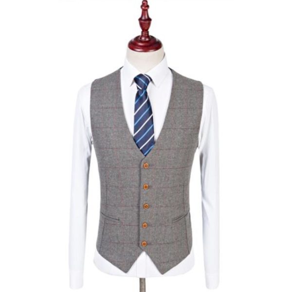 GREY SUIT AND VEST - Image 2