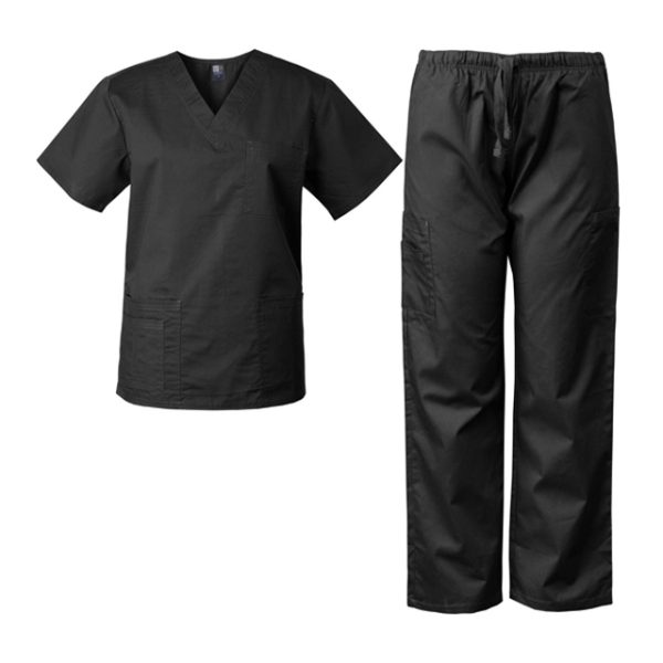 BLACK SCRUB SUIT - Image 3