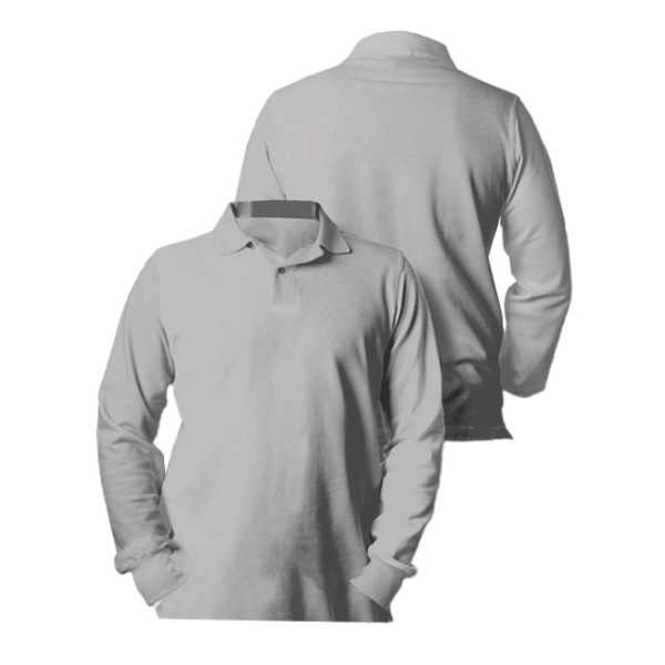 LONG SLEEVE POLO SHIRT - Image 5