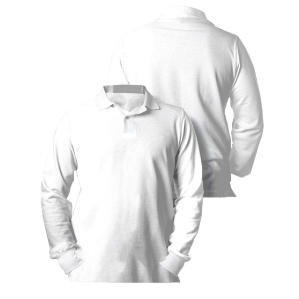 LONG SLEEVE POLO SHIRT - Image 3