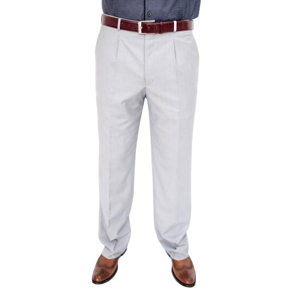 WHITE FORMAL PANTS