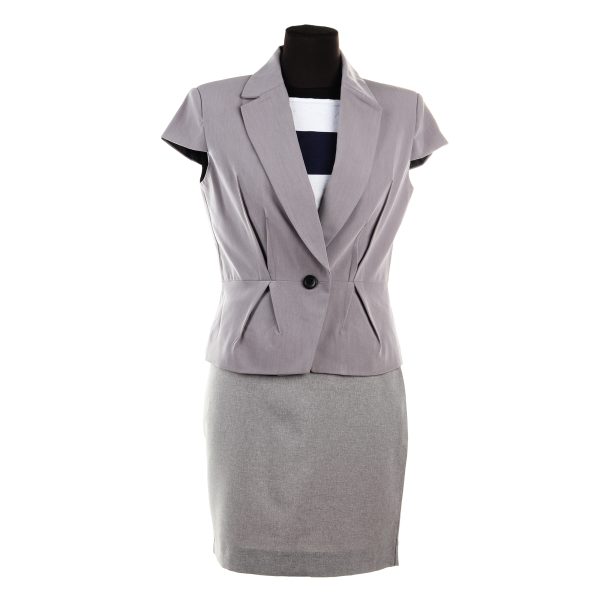 FEMALE RECEPTIONEST GREY SUIT