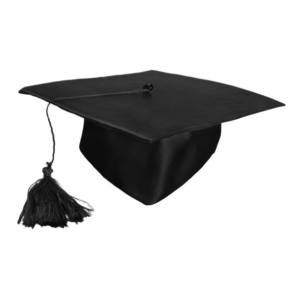 BLACK GRADUATION CAP - صورة 3