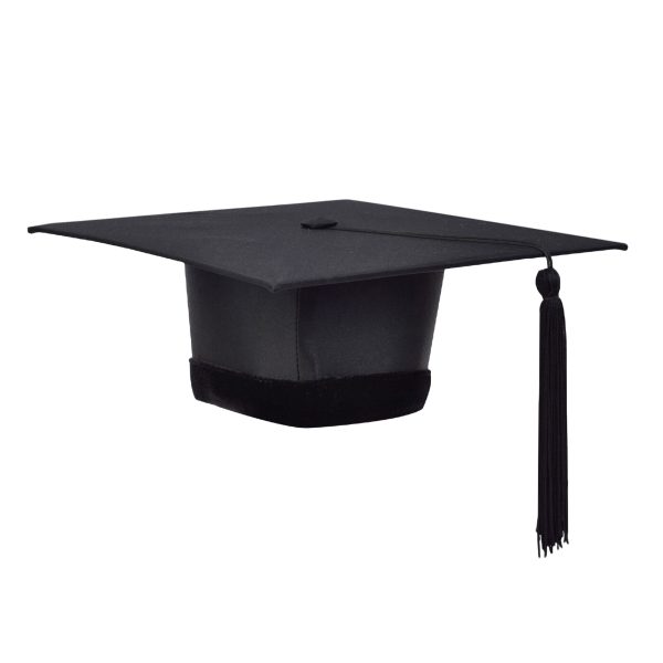 BLACK GRADUATION CAP - صورة 4