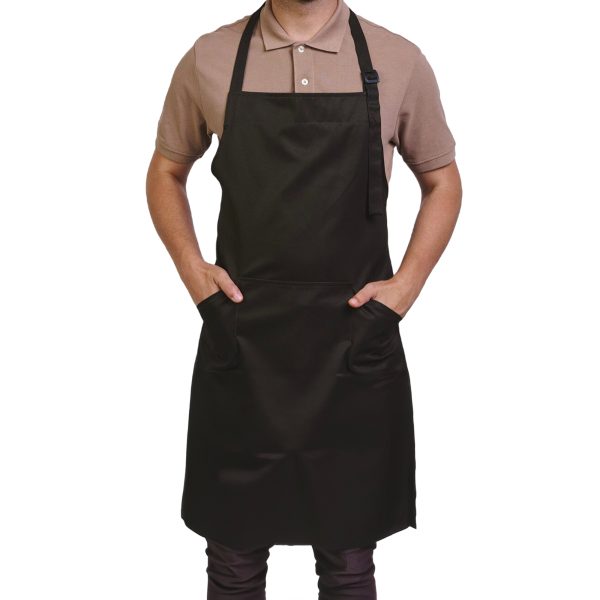 BLACK TALL APRON