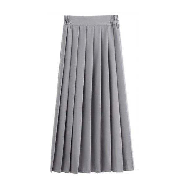 LONG GREY SKIRT