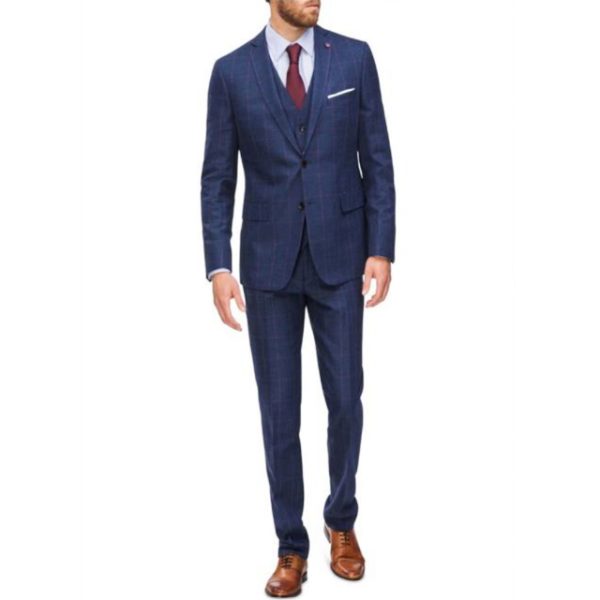 BLUE SUIT WITH VEST - Image 6