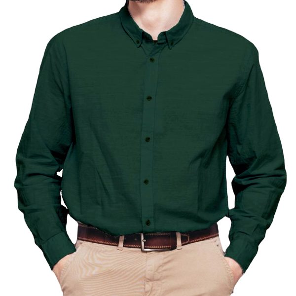 DARK OLIVE GREEN SHIRT