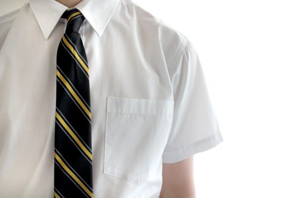 WHITE SHIRT WITH TIE