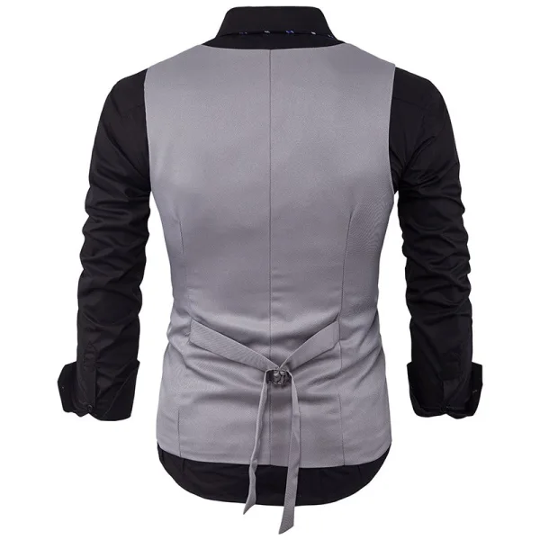 V shape Grey Vest - Image 3